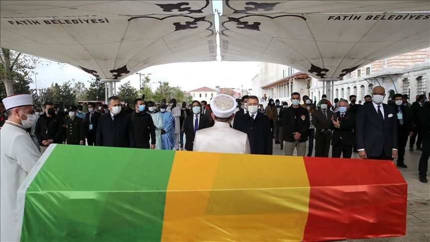 Eski Mali Cumhurbaşkanı Fatih’te uğurlandı
