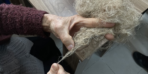 Eski okul binası kendir ipliği dokuma atölyesine dönüştürüldü