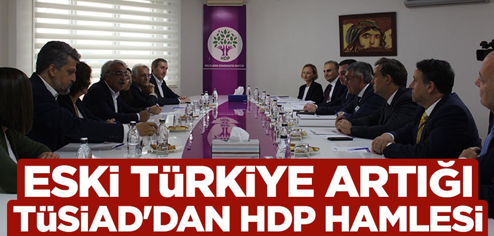 Eski Türkiye artığı TÜSİAD'dan HDP hamlesi