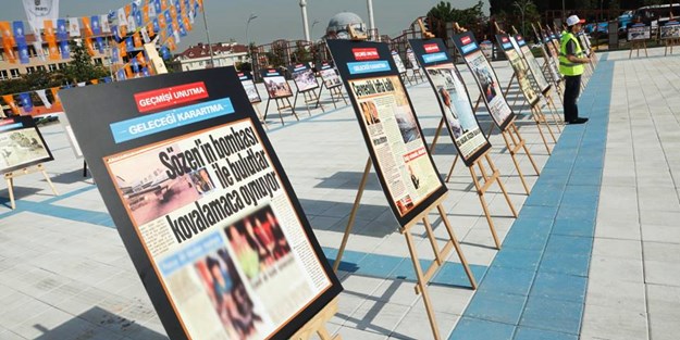 AKİT'in tarihî manşetleri sergide