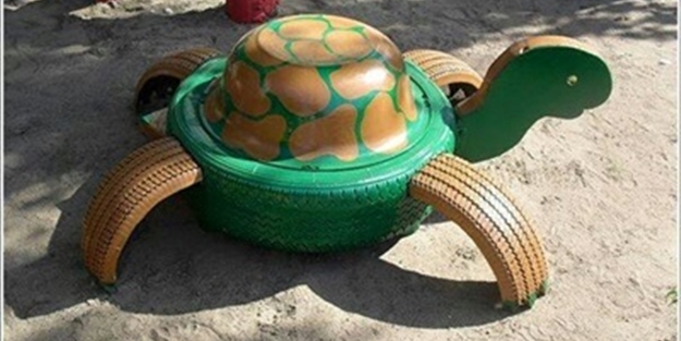 Eskimiş oto lastikleriyle yapılanlara inanamayacaksınız - FOTO