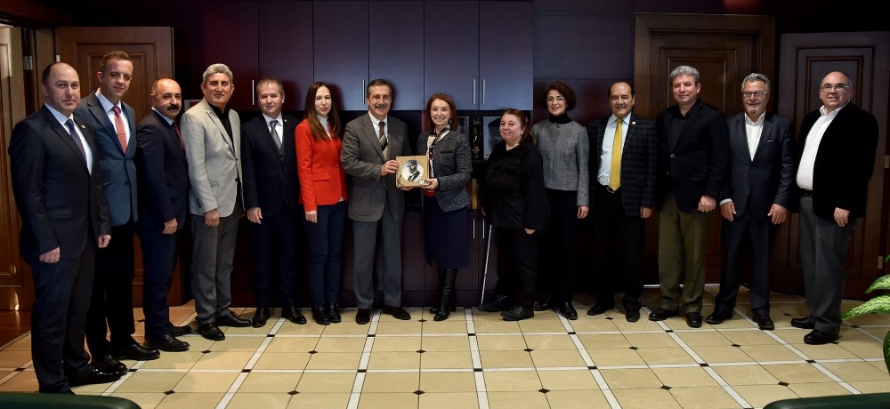 Eskişehir Kent Konseyinden Başkan Ataç’a ziyaret 