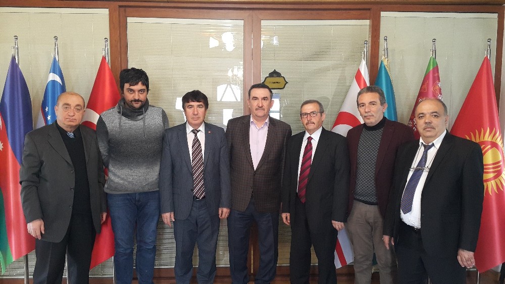 Eskişehir Kızılelma Turan Derneği’nden Türk Dünyası Vakfı’na ziyaret 