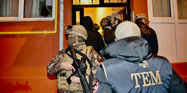 Eskişehir merkezli 8 ilde eş zamanlı terör operasyonu: 10 şüpheli yakalandı