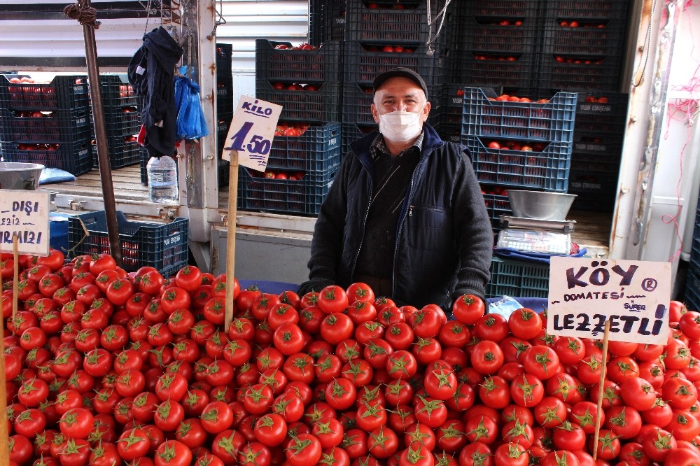 Eskişehir’de domatesin kilosu 1.50 lira 