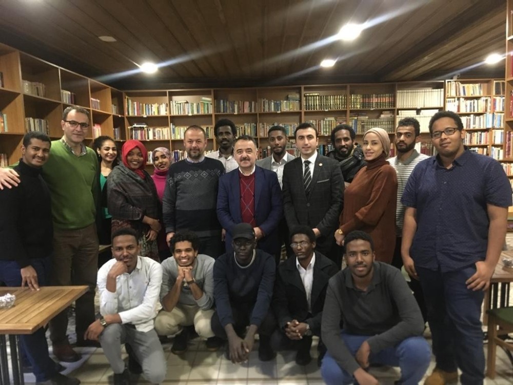 Eskişehir’de eğitim ve öğretim hayatlarına devam eden Sudanlı öğrenciler bir araya geldi 