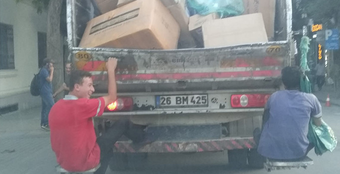 Eskişehir'de gençlerin tehlikeli oyunu
