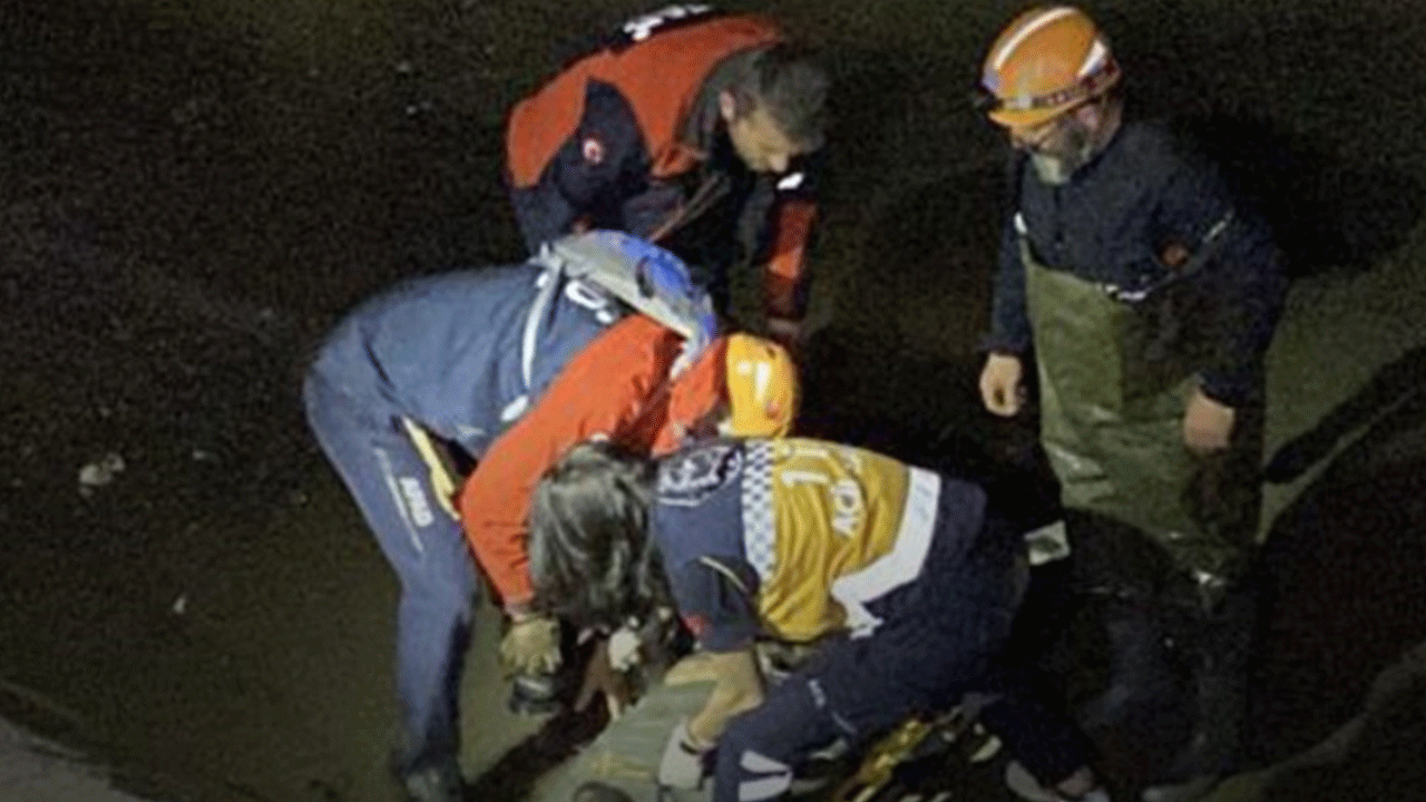 Eskişehir'de ilginç olay: Suyu olmayan Porsuk Çayı'na balıklama atladı!