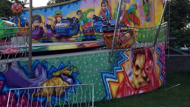 Eskişehir'de lunaparkta korkunç anlar