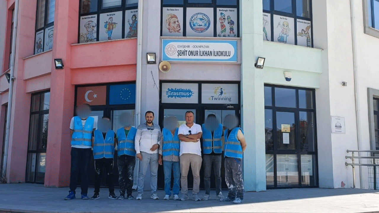 Eskişehir’de okullar yenilendi! Denetimli serbestlikten büyük destek