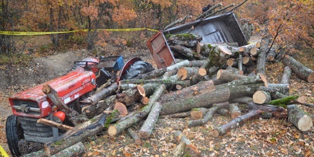 Eskişehir'de traktör şarampole devrildi: 1 ölü