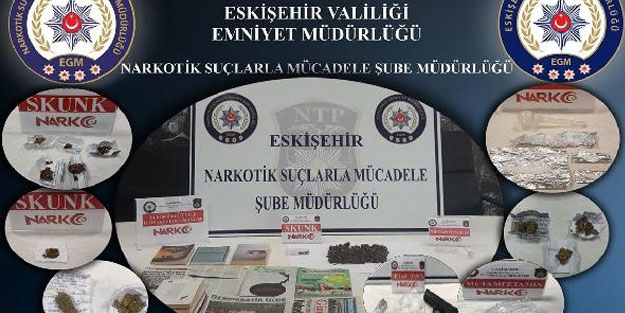 Eskişehir'de uyuşturucu operasyonu! 19 gözaltı