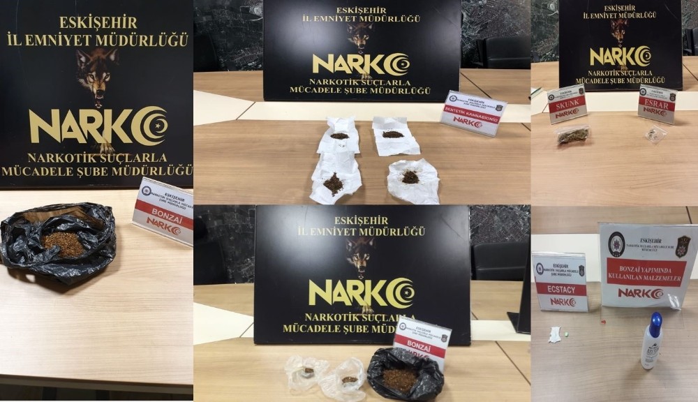 Eskişehir’de uyuşturucu operasyonu: 3 gözaltı 