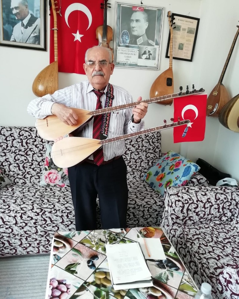 Eskişehirli Ozan Arif Çayır, koronavirüs için türkü besteledi 