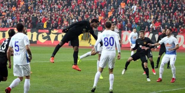 Eskişehirspor- Çaykur Rizespor maçı berabere bitti