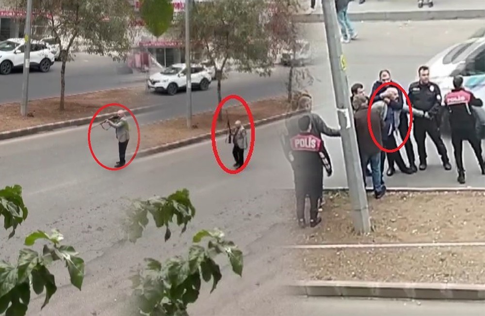 Eşkıya şehre indi! Yolu kapatıp hakaretler savurdu