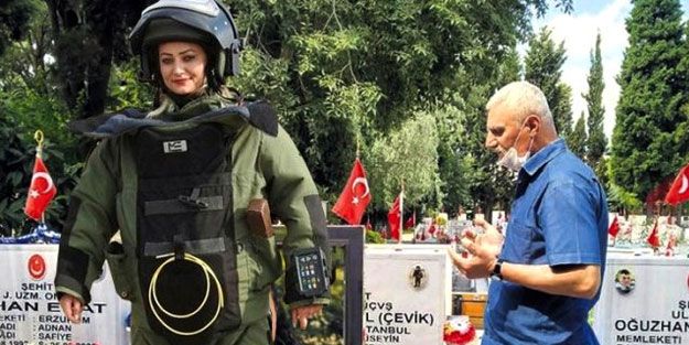 Şehit babasının duası kabul oldu