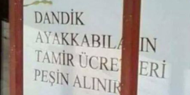 Esnaf eli değmiş güldüren yazılar