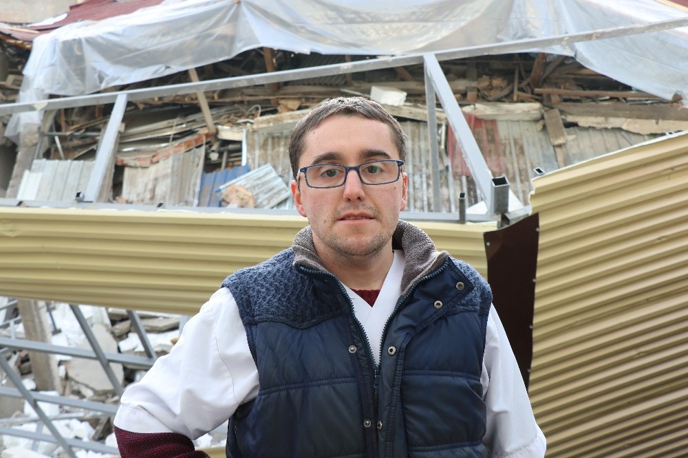 Esnaf, Sakarya’da binanın çöktüğü korku dolu anları anlattı 