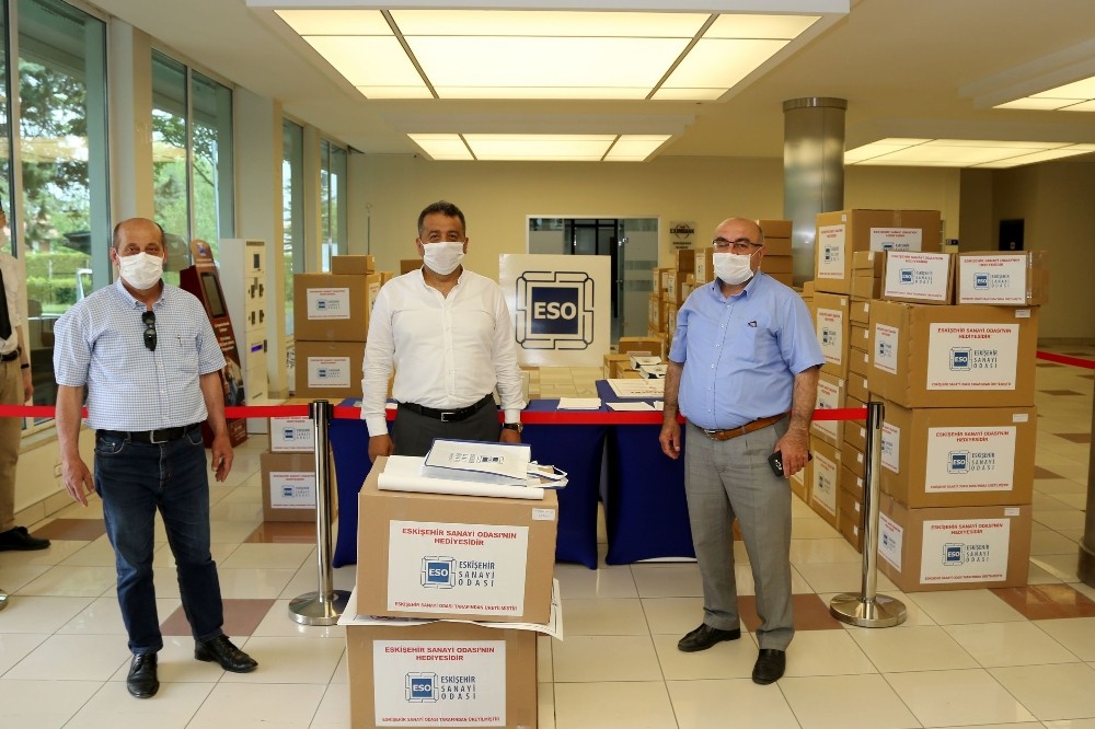 ESO’dan bayram hediyesi maske dağıtımı 