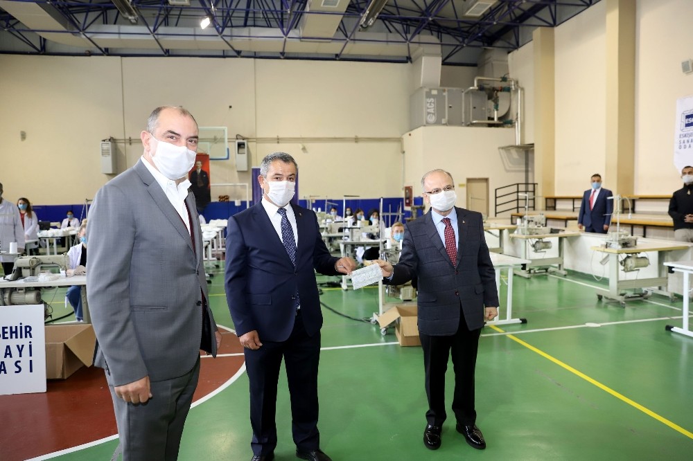 ESO’dan Eskişehir halkına 250 bin ücretsiz maske 