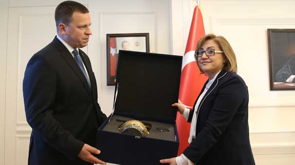 Estonya Başbakanı Jüri Ratas, Gaziantep'te