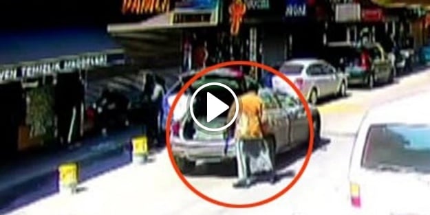 Etekli hırsızlar kamerada!