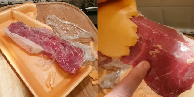 Eti sakın köpük tabaklarda dondurmayın!