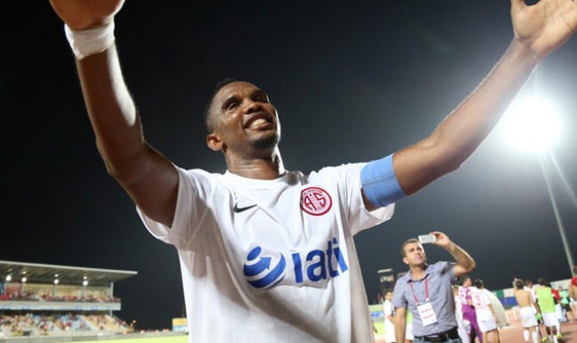 Eto'o antrenmana çıktı