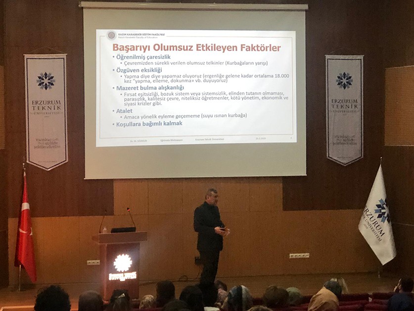 ETÜ’de eğitimde motivasyonu etkileyen unsurlar konferansı 