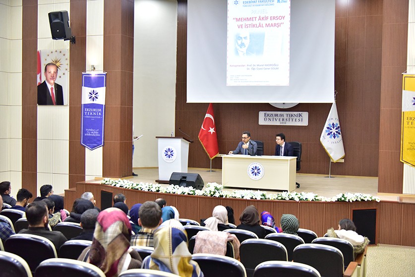 ETÜ’de ‘Mehmet Akif Ersoy ve istiklal Marşı’ paneli düzenlendi 