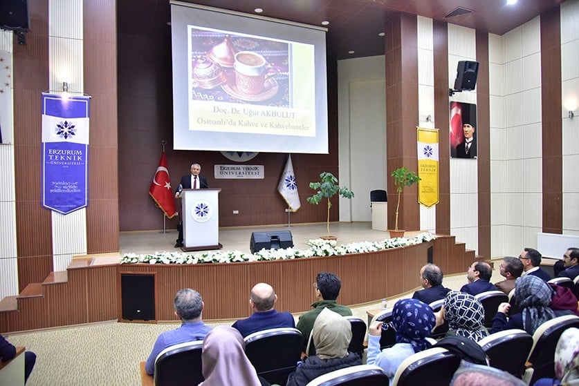 ETÜ’de ‘Osmanlı’da Kahve ve Kahvehaneler’ konferansı düzenlendi 