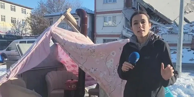 Euronews muhabirinin 'çadır yok' algısı çöktü