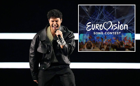 Eurovision Şarkı Yarışması'nda Filistin bayrağı yasaklandı! İsveç’li sanatçı Eric Saade sahneye Filistin kefiyesiyle çıktı! Yer yerinden oynadı