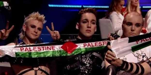 Eurovision'da Filistin bayrağı açan grupla ilgili flaş gelişme