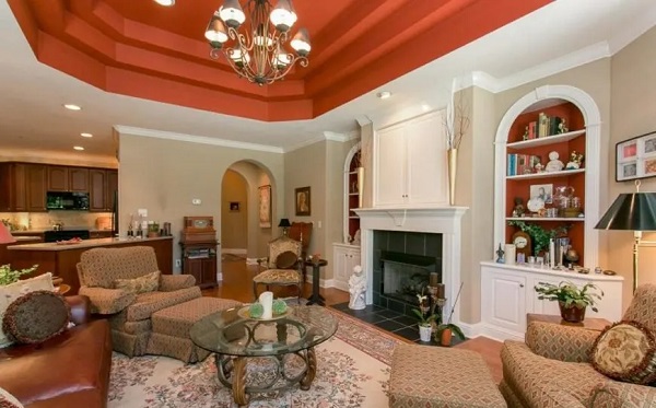 Ev dekorasyonunda tavan tasarımı örnekleri