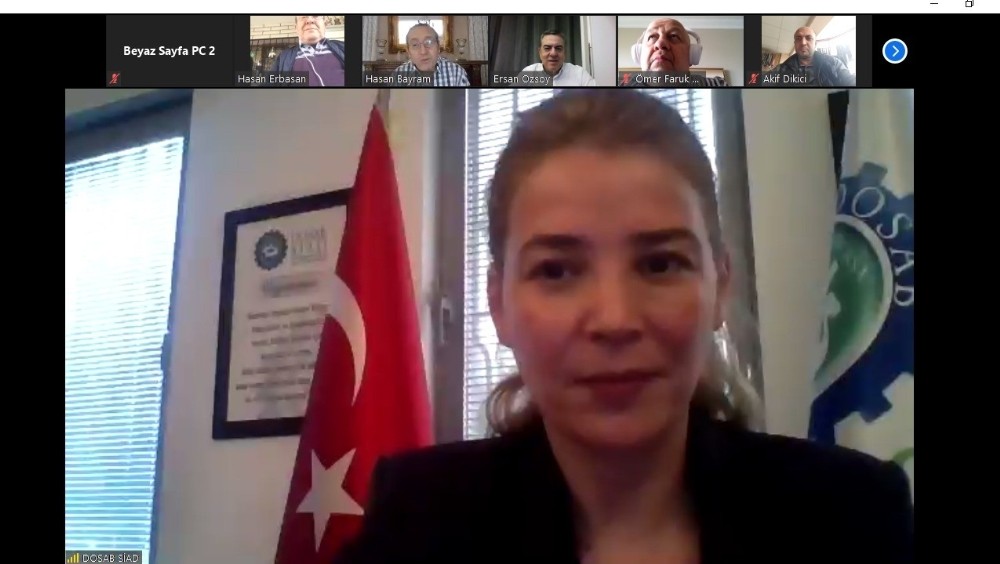 Ev tekstilcileri video konferansla sektörün geleceğini konuştu 