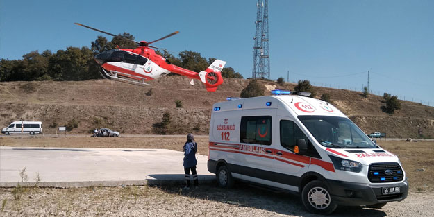 Samsun'da evde bulduğu ilaçları içen çocuk zehirlendi