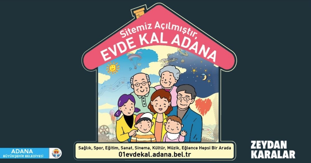Evde kalanlar için internet sitesi 