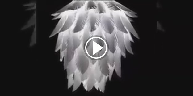 Evde kolaylıkla yapabileceğiniz avize tasarımı