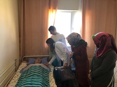 Evde sağlık hizmetleri 22 ekiple yürütülüyor 