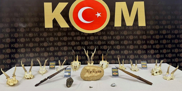Evden tarih fışkırdı