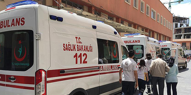 Evin bahçesinde patlama! 4 çocuk yaralandı
