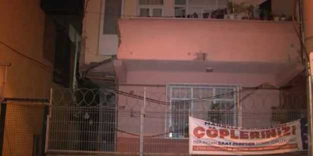 Evin balkonu aniden çöktü: 1 kişi yaralandı