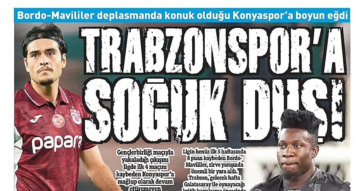 Evinde 2'de 2 yapan Trabzonspor deplasmandaki 3 maçta 1 puanda kaldı