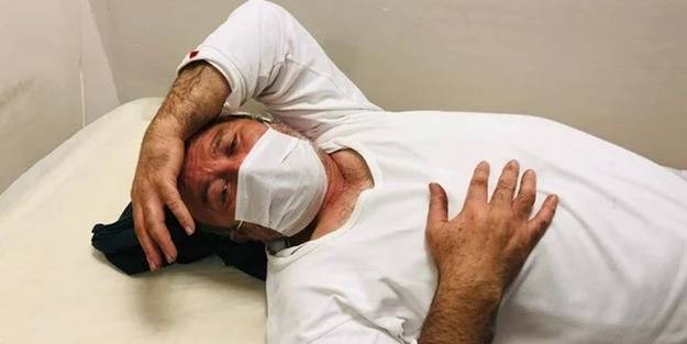 Evinin önünde ayı saldırdı: Bacaklarımdan tutup yere düşürdü