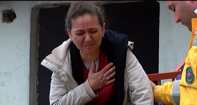 Evinin son halini görünce baygınlık geçirdi