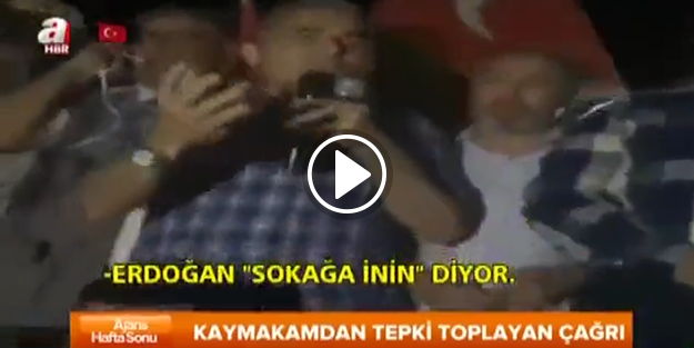 'Evinize dönün' diyen kaymakam paketlendi
