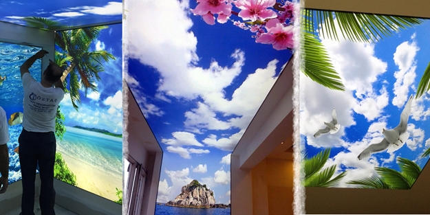 Evinizin tavan kısmı böyle olsun istemez misiniz?