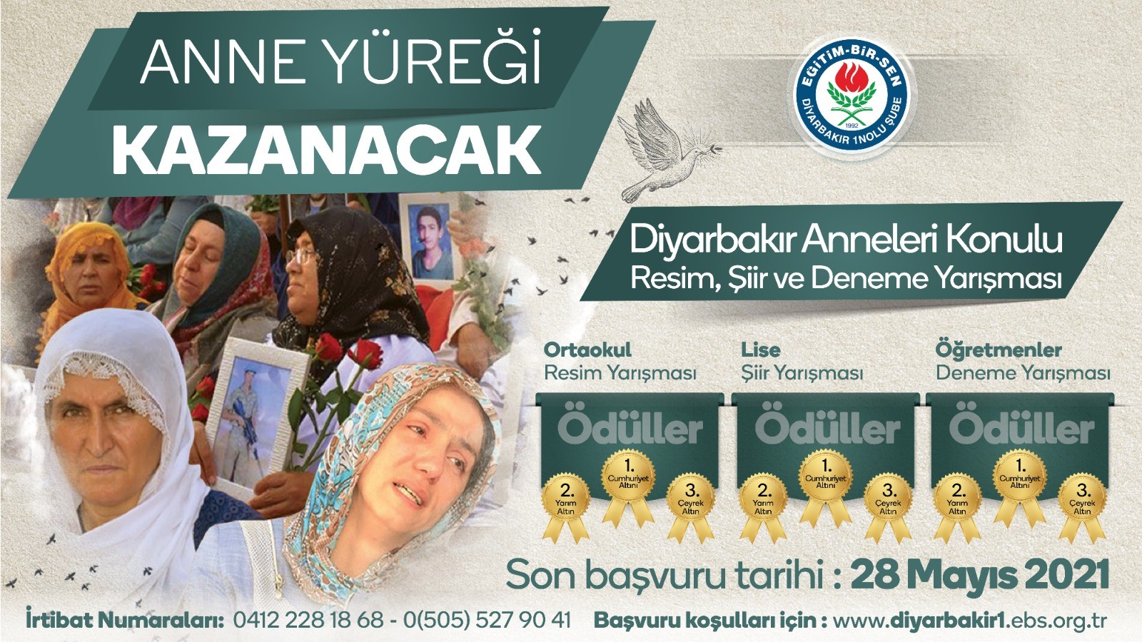 Evlat nöbeti tutan Diyarbakır anneleri için ödüllü yarışma düzenleniyor